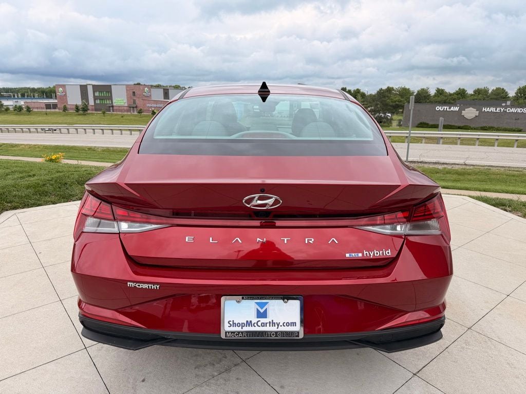 2023 Hyundai Elantra Hybrid Blue