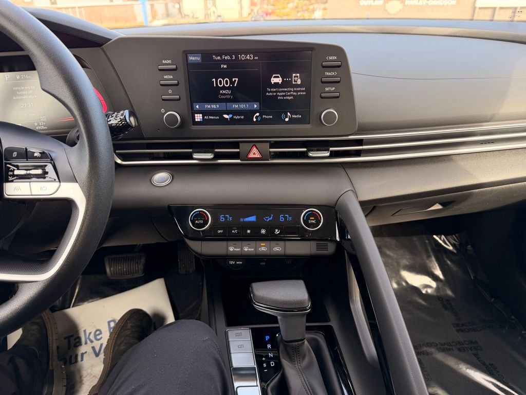 2025 Hyundai Elantra Hybrid Blue