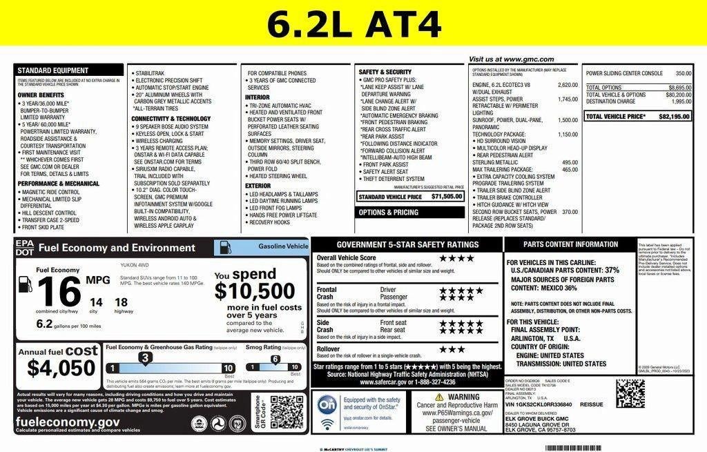 2024 GMC Yukon AT4