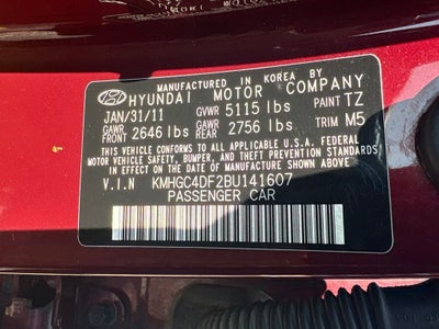 2011 Hyundai Genesis 4.6