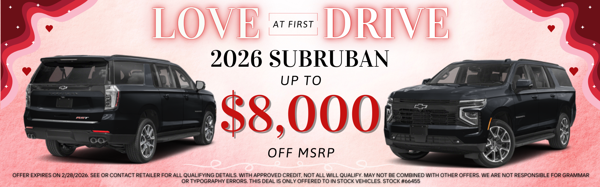 New Suburban for Sale Near Overland Park, KS