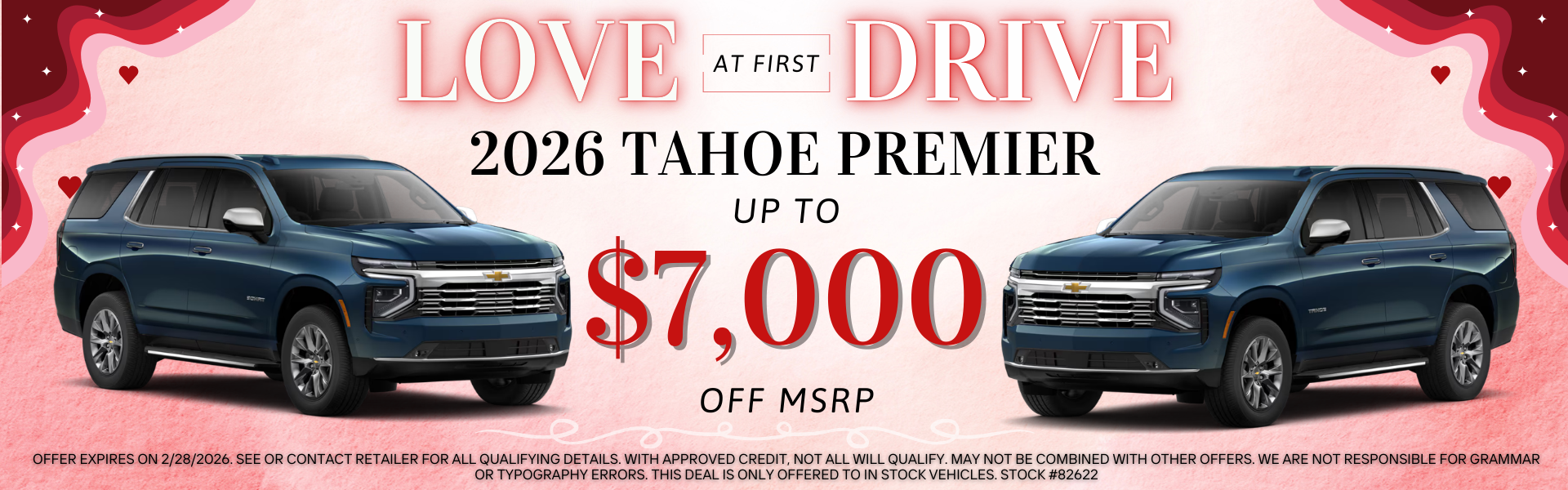 New Tahoe for Sale Near Overland Park, KS